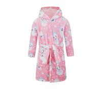 XINNE Ragazze morbido pile Robes peluche con cappuccio accappatoi indumenti da notte per i bambini Cuore simbolo Patterned