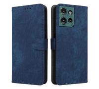 XINNI Cover per Doogee N55 Plus Custodia, RFID Protection Flip Magnetica Pelle PU/TPU Portafoglio, Blu