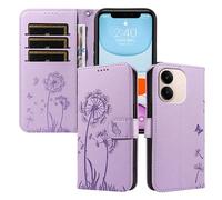 XINNI Custodia per Vivo V70 Lite 5G | Tarassaco Farfalla Goffrato PU Pelle Portafoglio Copertura