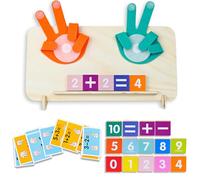 XINNIAN Giocattolo di Matematica in Legno per Imparare a contare per Bambini,Giochi Montessori Matematica,Giochi Bambini in Legno Giocattolo educativo 3 4 5 6 Anni Ragazzo Ragazza Regalo