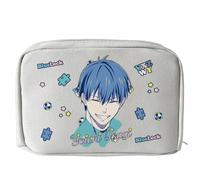 Xinnice Anime Big Capacity Pencil Case Isagi Yoichi Pen Case Seishiro Nagi Back to School Bachira Meguru Stationery Bag with Compartments, Tipo 1, 23*16cm, Astuccio Anime