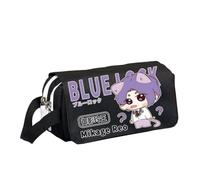 Xinnice Anime Big Capacity Pencil Case Nagi Pen Case Rin Itoshi Back to School Bachira Meguru Stationery Bag, Tipo 13, 20*8*10cm, Astuccio Anime