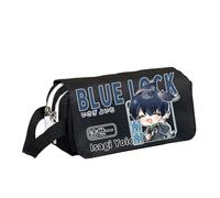 Xinnice Anime Big Capacity Pencil Case Nagi Pen Case Rin Itoshi Back to School Bachira Meguru Stationery Bag, Tipo 18, 20*8*10cm, Astuccio Anime