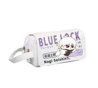 Xinnice Anime Big Capacity Pencil Case Nagi Pen Case Rin Itoshi Back to School Bachira Meguru Stationery Bag, Tipo 1, 20*8*10cm, Astuccio Anime