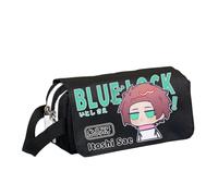 Xinnice Anime Big Capacity Pencil Case Nagi Pen Case Rin Itoshi Back to School Bachira Meguru Stationery Bag, Tipo 16, 20*8*10cm, Astuccio Anime