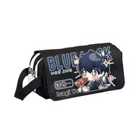 Xinnice Anime Big Capacity Pencil Case Nagi Pen Case Rin Itoshi Back to School Bachira Meguru Stationery Bag, Tipo 20, 20*8*10cm, Astuccio Anime