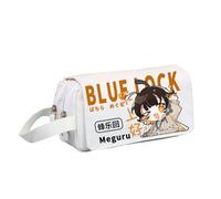 Xinnice Anime Big Capacity Pencil Case Nagi Pen Case Rin Itoshi Back to School Bachira Meguru Stationery Bag, Tipo 11, 20*8*10cm, Astuccio Anime