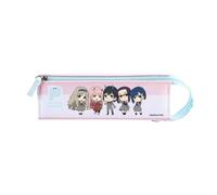 Xinnice Anime Big Capacity Pencil Case Zero Two Pen Case Back to School Stationery Bag with Compartments Geschenk, Tipo 1, 19.5*5.5cm, Astuccio Anime