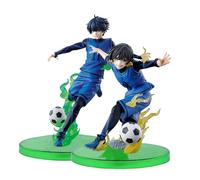 Xinnice Anime Blue Lock Figura Statua Bachira Meguru & Isagi Yoichi Action Figure Modello PVC Collezionabile Scultura Desktop Decorazione Regalo per Anime Fan