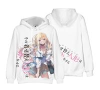Xinnice Anime, felpa con cappuccio Kitagawa Marin, a maniche lunghe, per cosplay Kitagawa Marin Merch, unisex, per il tempo libero