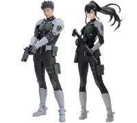 Xinnice Anime Kaiju No. 8 Figura modello, Mina Ashiro & Kafka Hibino, costume da combattimento da 20 cm PVC anime statua in piedi, decorazione per desktop ornamenti da collezione