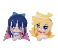 Xinnice Anime Panty/Stocking Peluche Anime, Peluche Morbido Riempito Figura Panty and Stocking Cartoon Keychain Backpack Regalo 10 cm