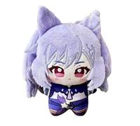Xinnice Anime Plush Yae Miko Soft Figura Anime Raiden Shogun Plush Lyney Cartoon Figure Zaino Charm Ciondolo 10 cm Regalo per i fan degli anime