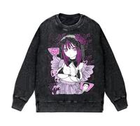 Xinnice Anime Vintage Washed Sweatshirt Kitagawa Marin Felpa con cappuccio unisex a maniche lunghe