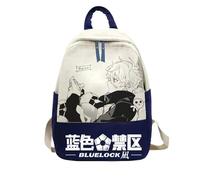 Xinnice Blue Lock Anime Zaino, Seishiro Nagi/Reo Mikage/Isagi Yoichi Studenti, borsa a tracolla con stampa anime, unisex, casual, da viaggio, Tipo 12, 33*10*45cm