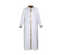 Xinnice Costume da sacerdote per cosplay, costume medievale, da uomo, per feste, Halloween, performance, cosplay, taglie S-3XL