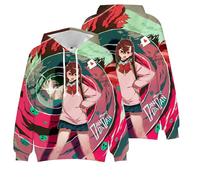 Xinnice Dandadan Anime, felpa con cappuccio Okarun/Ayase Momo/Turbo Granny, con stampa 3D, DAN DA DAN Manga, per uomo e donna, Tipo 2., M