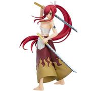 Xinnice Fairy Tail Anime, statuetta Erza Scarlet, statuetta in piedi in PVC, 17 cm, modello di decorazione per desktop dei cartoni animati, regalo per gli appassionati di anime