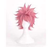 Xinnice Fairy Tail Cosplay Costume | Eterious Natsu Dragneel Anime Cosplay | Set di costumi anime giapponesi | Halloween Party Outfit/Parrucca per uomo e donna