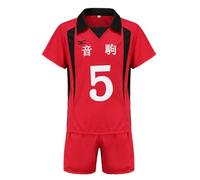 Xinnice Haikyuu! Costume per cosplay, Nekoma High School Team Uniform Kuroo Tetsurou/Kozume Kenma, abbigliamento sportivo, per cosplay, per Halloween, feste