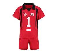 Xinnice Haikyuu! Costume per cosplay, Nekoma High School Team Uniform Kuroo Tetsurou/Kozume Kenma, abbigliamento sportivo, per cosplay, per Halloween, feste