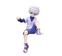 Xinnice Killua Zaoldyeck Figura in PVC Seduto Modello Anime Desktop Decorazioni Raccolta Statua Per I Fans, 12 cm