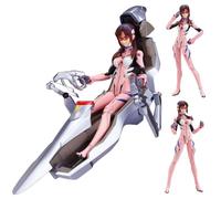 Xinnice Mari Makinami Illustrious Action Figure Anime Girl Modello di posa in piedi, statuetta in PVC, auto, desktop, decorazioni, regali per gli appassionati di anime, 14 cm