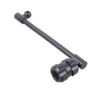 XINNIKESI Supporto per cellulare da auto, girevole a 360 gradi, prolunga da 17 mm femmina a maschio, adattatore a testa sferica, lunghezza 20 cm, supporto regolabile per tablet