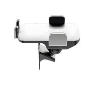 XINNIKESI Supporto per telefono da auto a energia solare con braccio di bloccaggio, rotazione a 360 gradi, supporto per telefono da cruscotto per smartphone da 10,2 a 17,8 cm