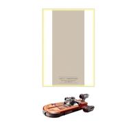 XINPENGD Cornice da parete per lego 75341 Land Flying Car, telaio personalizzato per modello 75341 - Per collezioni di espositori da parete, 49,8 x 79,8 cm (modello non incluso) (pannello posteriore