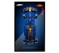 XINPENGD - Cornice portafoto da parete compatibile con lego 42206 F1 Formula 1 auto da corsa, per raccogliere e proteggere, 19,6 x 31,5 pollici (modello non incluso) (opzione A (senza luce)