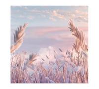 Xinpinzhou Punto Croce Kit da Ricamare - Kit Ricamo Principianti Prestampato, Facile 30x30 cm Piante e Cielo 11CT Cross Stitch Embroidery Starter Set per Decorazione Casa o Regalo Mamma