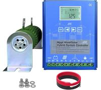 XINRISHENG 12v, Regolatore di Carica del Sistema Ibrido Eolico Solare, Controller del generatore di Turbine eoliche da 12000 W Regolatore del generatore Eolico Impermeabile IP67