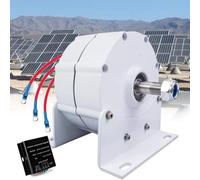 XINRISHENG Generatore a magneti permanenti Senza Ingranaggi, Basso Numero di Giri 600R / min 12000W Piccolo generatore a magneti permanenti Alternatore CA con Controller,220V