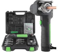 XINRISHENG Kit Utensili per Flaring Elettrico, utensile di Flaring di precisione da 1/4" a 3/4", utensile eccentrico a 45 Gradi HVAC, utensile Singolo per espansione Tubi in Rame