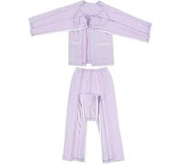 XINRISHENG Pantaloni per pazienti, Abbigliamento per Cure Post-operatorie, Pantaloni Aperti all'inguine per Adulti, Abbigliamento per paralisi,Rosa,M
