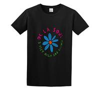 XINRONGYUAN De La Soul 3 Feet High And Rising Promo Hip-Hop Men Simple Tshirt Black XXL