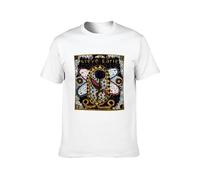 XINRONGYUAN Steve Earle Transcendental Blues Funny Casual Round Neck T Shirt White S