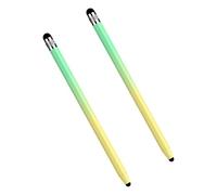 Xinsheinelry 2pcs Impugnatura ergonomica Capacitivo Telefono Penna per Touch Screen Doppia Estremità Penna Dello Schermo Matita Doppia Punta In Silicone Capacitivo
