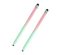 Xinsheinelry 2pcs Impugnatura ergonomica Capacitivo Telefono Penna per Touch Screen Doppia Estremità Penna Dello Schermo Matita Doppia Punta In Silicone Capacitivo
