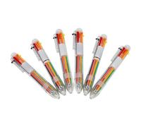 Xinsheinelry 6 pz/set 6 colori Shuttle Pen 0.5mm retrattile penna a sfera arte multicolore materiale scolastico
