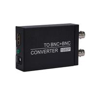 Xinsheinelry Adattatori del convertitore HDTV a BNC per apparecchiature KTV e web conferenze con convertitore di ingresso a doppia uscita 720P 1080I 1080P