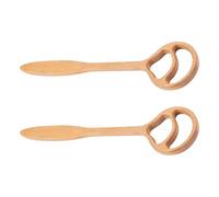 Xinsheinelry Agitatore per Pane Europeo Dotato Impugnatura ergonomica per miscelare Delicatamente l ' Impasto e Ottenere Uno Strumento da Panettiere in Legno lucidato dalla consistenza Uniforme