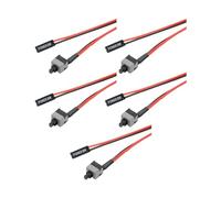 Xinsheinelry Case del Computer da 50 Cm Cavi Commutatore Alimentazione Schede Madri Compatibili A 2 Pin Cavo Controllo Ripristino Pulsante Riavvio PC Accensione/spegnimento Cavo del Pulsante