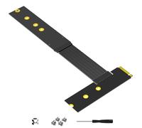 Xinsheinelry Cavo Adattatore PCIE4.0 Flessibile da 30 Cm Supporta Dischi Solidi A Doppio Protocollo Dimensioni 2230-2280 Cavo Adattatore per Dischi Solidi NVME Operativo Multiplo