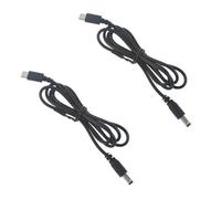 Xinsheinelry Cavo Trasferimento Dati velocità da Tipo C A DC5 5 Mm Ricarica Rotondo 12 V Adatto per Alimentazione Apparecchiature Elettroniche Ufficio Domestico