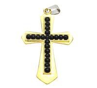 Xinsheinelry Ciondolo cattolico in metallo per ciondoli religiosi, 5.3cm*3.4cm, Zinco