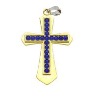 Xinsheinelry Ciondolo cattolico in metallo per ciondoli religiosi, 5.3cm*3.4cm, Zinco