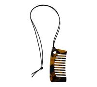 Xinsheinelry Collana con ciondolo a pettine alla moda per lo styling della frangia portatile robusta in acrilico accessorio per donne donne uso quotidiano collana alla moda, One Size, come descritto