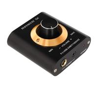 Xinsheinelry Decodificatori Musicali USB con Accento Gold Knob 192KHz HiFi Output Amplificatore per Cuffie Portatile per Decodificatori Esterni HiFi Professionisti da Viaggio